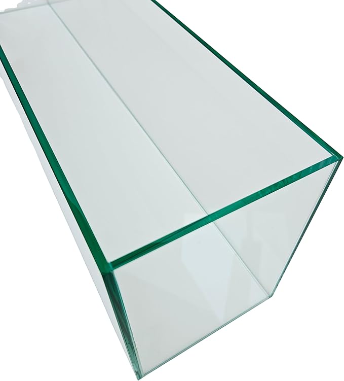 Lifegard Aquatics Bookshelf Aquarium – 16 Gallon Clear Glass Fish Tank with 6mm Thick Glass– for Freshwater/Marine, Leak-Proof, Home/Office Decor