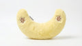 Deocove Pet Calming Pillow – 12-Inch U-Shaped Neck Support – Removable Filling to Add Pet’s Own Hair for Scent Comfort – Soft Plush Snuggle Toy for Anxiety Relief (Yellow)