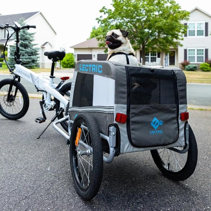 Lectric eBikes Pet Trailer for Medium Sized Pets