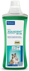 Virbac C.E.T. AQUADENT® FR3SH® Dental Solution - Supports Dental Health & Fresher Breath - for Dogs & Cats (500 ml)