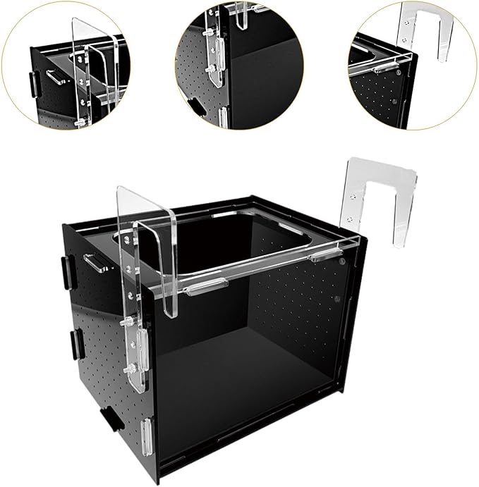 Fish Breeding Box, Fish Isolation Box, Sturdy Separation Easy Installation Clear Hanging Incubator for Clownfish Betta, 15x15x15cm