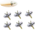 6 Set Wooden Parrot Perch Mount Screws Nuts Washer Kit Hardware for Natural Wood Bird Perch DIY Wood Birds Stand Branch Platform Playground Wild Grape Paw Grinding Stick Parakeet Cockatiel
