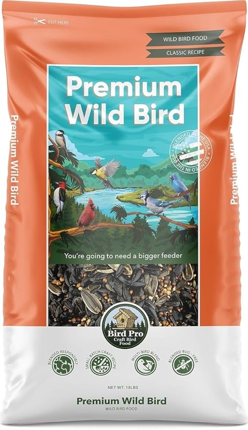 Classic Bird Seed (18 Pounds, Premium)