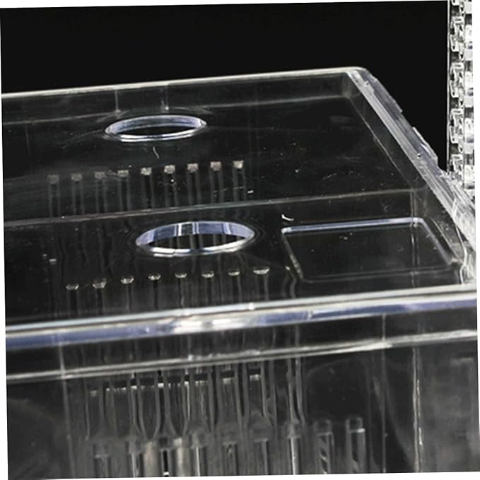 Housoutil Aquarium Hook Style Box Creative Fish Breeding Tank for Guppies and Fish for Safe and Increased Survival Rate