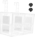 SUPVOX Fish Breeding Box Double Layer Isolation Hatchery for Aquariums Plastic Fish Breeding Case Divider for Fry