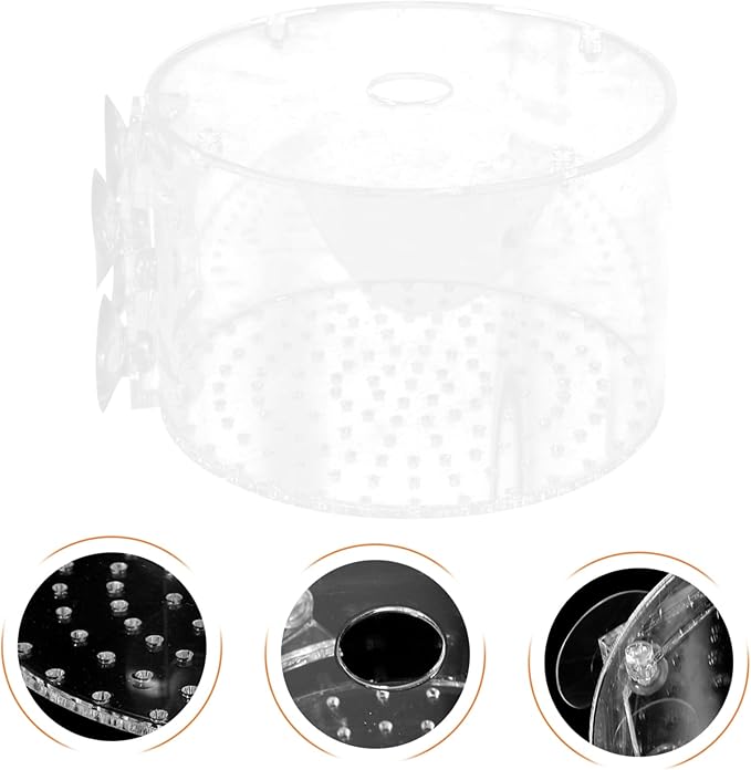 POPETPOP Fish Breeding Box Isolation Tank for Fish Hatching Easy to Clean Aquarium Divider for Safe Breeding Enhanced Survival Rate Transparent