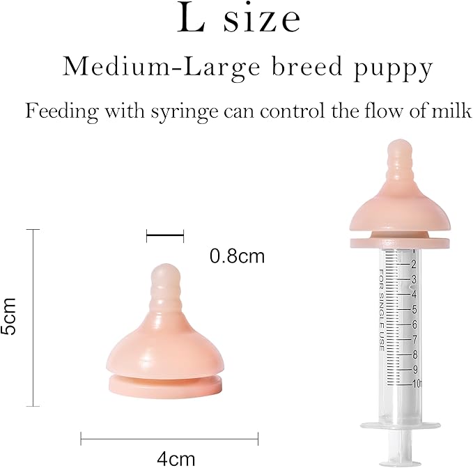 Puppy Milk Feeder Nipple Puppy Bottle Puppy's Feeder, Bubble Milk Bowl