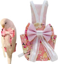 Bird Diaper Cockatiel Clothes Flight Suite, Reusable Parrot Nappy with Waterproof Inner Layer, Cute Pigeon Pants Urine Wet Suit Costume for Conure Macaw (Pink,2M)