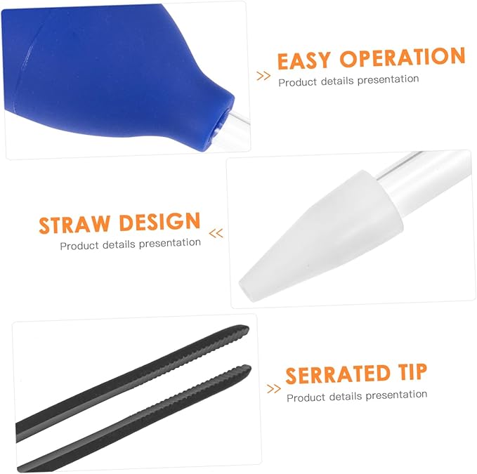 BESPORTBLE 4pcs Fish Tank Cleaning Tweezers and Waste Lightweight Aquarium Tools for Efficient Gravel and Residual Removal