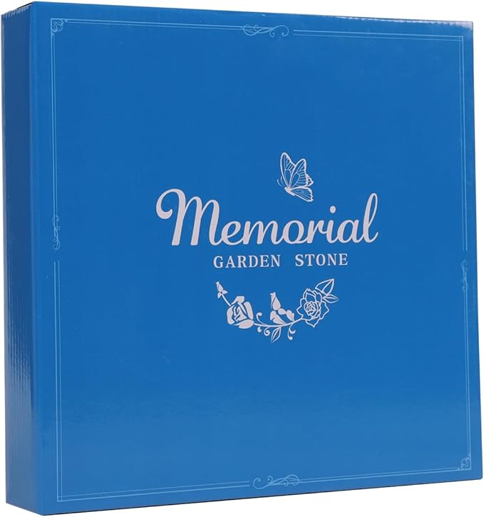 Pet Memorial Stone for Dogs Cats, 10 Inch Dog Memorial Gifts for Loss of Dog, Heart Shaped Cat Memorial Stones, Pet Memorial Gifts for Dogs Cats, Pet Loss Sympathy Gift (Heart-Shaped Paw), YMSZZH01