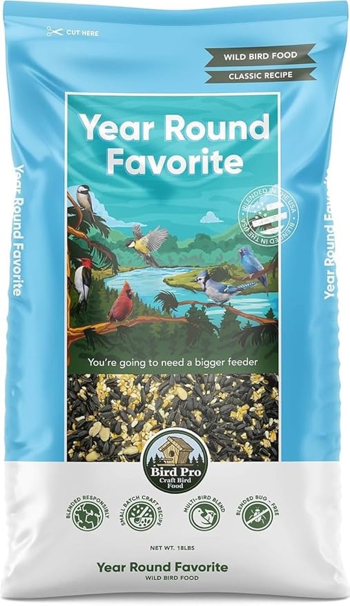 Classic Bird Seed (18 Pounds, Year Round Favorite)