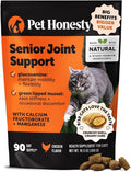 Cat Hip + Joint Health Chews – Crunchy & Creamy Cat Joint Support Supplement - Glucosamine, Chondroitin & Omega-3s – Supports Mobility, Flexibility & Comfort for Indoor & Outdoor Cats (Chicken 90-Day)