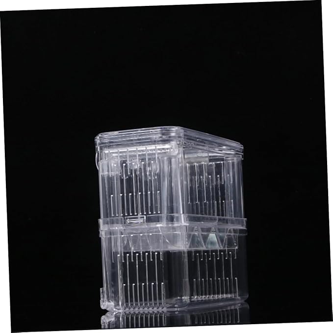 Housoutil Fish Breeding Tank Hatching Box Betta Fish Habitat Box for Aquarium Easy to Clean
