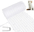SHUESS Cat Scat Mat with Spikes 79"x12" Cat Deterrent Mat with Indoor & Outdoor, Anti Cats Spikes to Keep Dog Off Couch Furniture, with 6 Staples (6.5 ft)