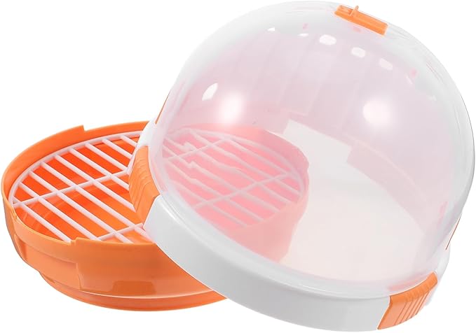 Toyvian Portable Bird Carrier Cage Breathable Travel Cage for Parrots Birds Lightweight Handle Design for Hiking Outings
