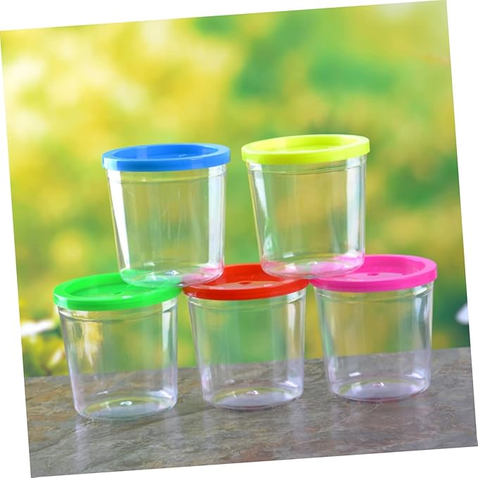 Transparent Jellyfish Cup for Betta Fish Small Aquarium Flower Arrangement Durable Clear Acrylic 3.03X2.87X2.48 Inches