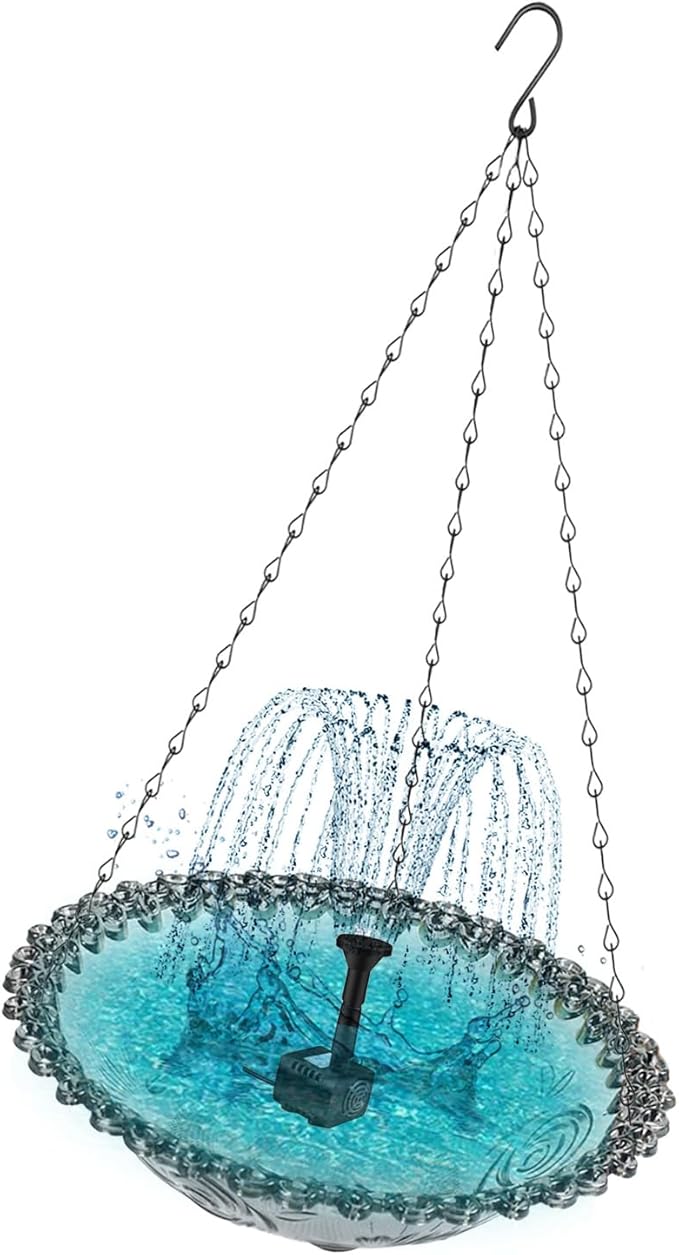 Multifunctional Bird Feeders Bath Tray with Floral Shape for Outdoor Space Terrace Feeder Floral Bright Flower Garden Bird Feeders Outdoor