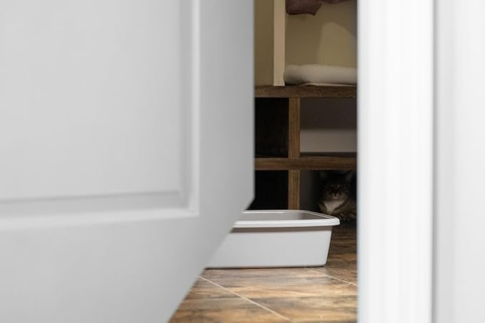 Kitty Korner Cat Door (Righthand Kit) The Original Patented Kitty Korner Slidelock Hinge Designed to Work for Interior Doors.