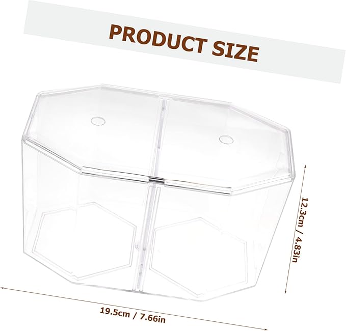 ARTIBETTER Transparent Fish Isolation Tank Two Compartments High- Breeding Box for Betta and Small Fish Aquarium Incubator for Spawning and