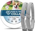 Flea Collar for Dogs Small, Dog Tick Collar,Tick Collars for Dogs, Lasts As Long As 8 Months Per Collars, Easy to Apply-2P