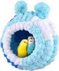 KATUMO Parrot Nest, Bird Breeding Nest Parakeet Snuggle Hut Conure House Bed for Budgie Cockatiel Conure Lovebird Canary Finch Hamster Small Pets