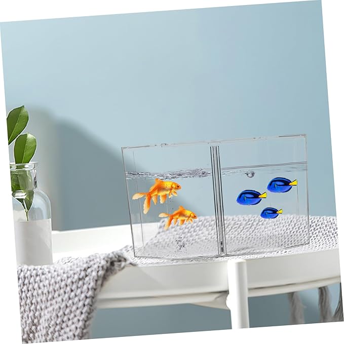 BESPORTBLE Fish Breeding Box Isolation Tank Double-Grid Design Prevents Juvenile Fish Easy to Clean Safe Material for