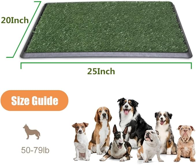 LITA Indoor Dog Litter Box for Pet Training, Potty System (20x25)