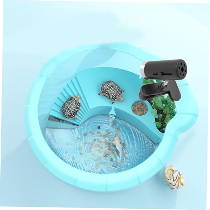 FRCOLOR 3pcs Transparent Turtle Breeding Tank Basking Platform Aquarium for Small Turtles and Fish Easy to Clean High Transparency No Needed