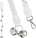 Dog Doorbells for Potty Training, Poly Urethane Puppy Door Bells, Hand-Woven Dog Bells for Dog Training, Extra Loud Bells for Door Knob, Ring to Go Outside Doggie Pet Supplies.