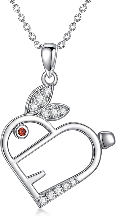 KZX Cat/Dog/Phoenix/Eagle/Whale/Shark/Puffin/Starfish/Chicken/Butterfly/Owl/Bee/Frog/Seahorse Necklace Sterling Silver Animal Pendant Jewelry Gift for Women