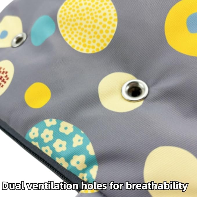 Warm Bird Carrier Bag for Winter Shoulder/Hand Bag Outdoor Portable Travel Carrier with Air Holes for Parakeets Lovebirds Conures Quarkes Caique (Grey,Large)