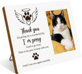 IAXIC Cat Memorial Gifts for Loss of Pet Sympathy Picture Frame, Pet Memory Photo Frame, Cat Picture Frames Memorial
