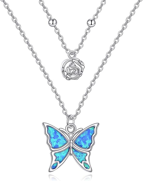 KZX Cat/Dog/Phoenix/Eagle/Whale/Shark/Puffin/Starfish/Chicken/Butterfly/Owl/Bee/Frog/Seahorse Necklace Sterling Silver Animal Pendant Jewelry Gift for Women