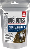 Fluval Bug Bites Tropical Fish Large Granules 4.4 oz, A6579, Brown