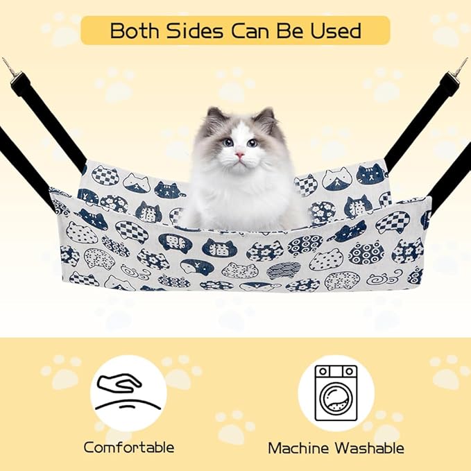 Ferret Cage Kitten Bed Hammock - Guinea Pig, Rat, Chinchilla, Hamster, Cat & Rabbit Cage Accessories