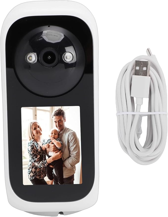 Tangxi WiFi Two Way Video Calling Camera with Wide Angle Lens, 2K Indoor Home Security Cameras with 360 PTZ, Baby Monitor Pet Dog Camera