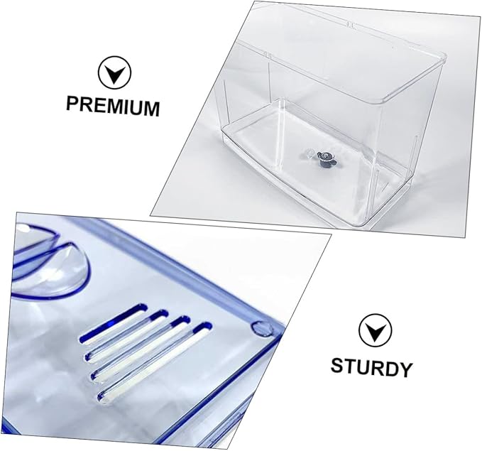 1pc Small Fish Breeding Tank Breathing Freestanding Self-Floating Isolation Box for Hatching and Incubation of Fish Fry