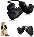 Creative Cat Muscle Arms,Halloween Cat Costume Accessory,3D Printed Cat's Neck Arms with Muscle,Funny Muscle Arms for Cats,Pet Costume for Kitten Birthday Party Supplies (Black)
