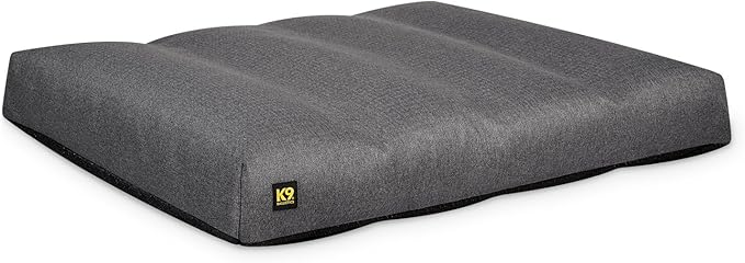 K9 Ballistics Tough Rectangle Pillow Dog Bed - Removable Cover, Washable, Durable & Water Resistant Dog Bed - XX-Large, Titanium Premium Finish