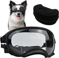 Pacify Dog Goggles for Large Dogs, UV Protection Dog Sunglasses with Adjustable Strap for Medium Large Dog Pet Glasses (Clear)