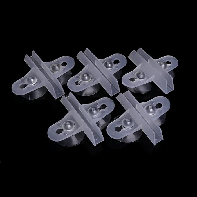 5 Pieces Aquarium Divider Clips with Suction Cups Fish for Separating Easy to