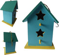 unique birdhouse hand painted outdoor colorful