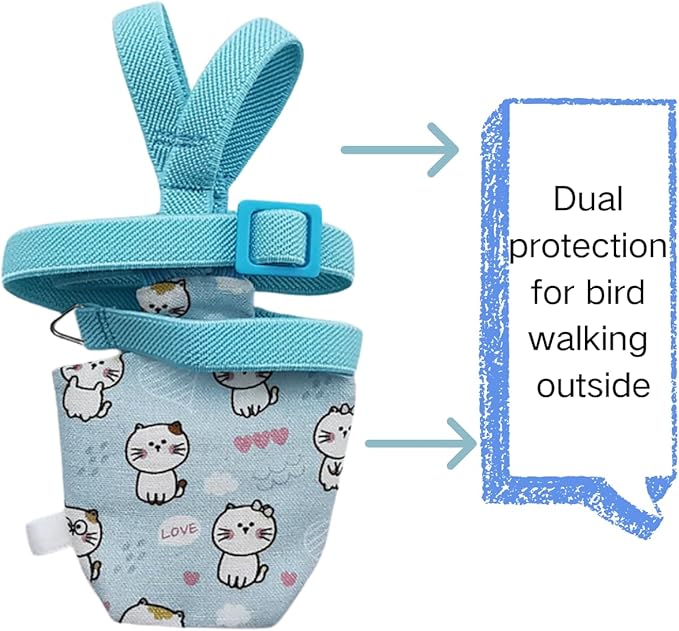 Adjustable Bird Diaper Harness Flight Suit Clothes with 80 Inch Flying Leash Rope for Parrots Conure Cockatiel (Yellow,2M)