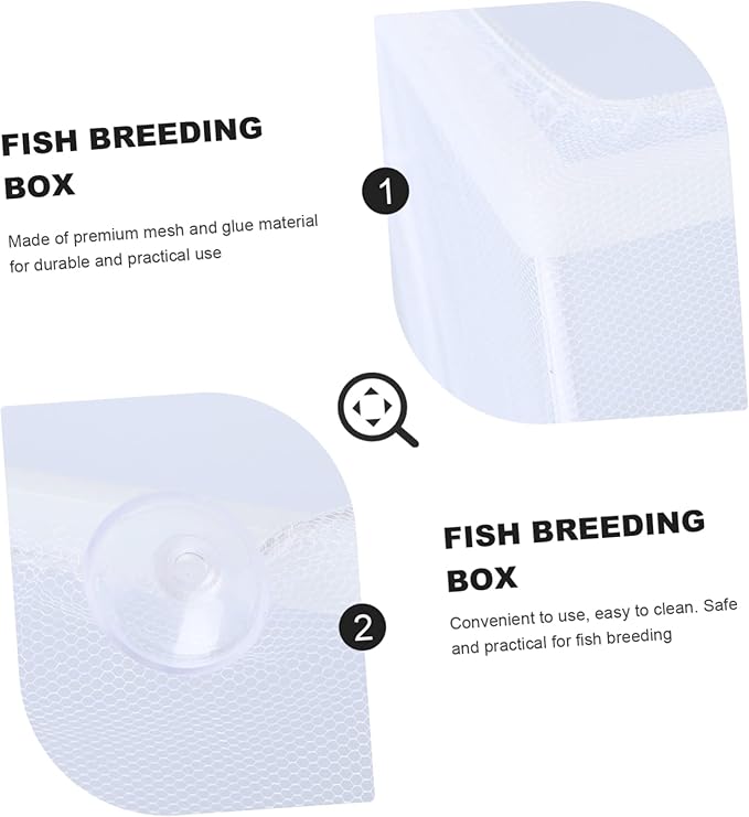 BESPORTBLE Breeding Incubator Box Mesh Fish Tank Breeding Tank Box for Betta Guppy Practical Aquarium