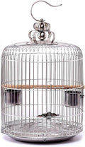 Aimery Bird Cage，Stainless Steel Birdcage，Small Bird cage，Bird Cages for Parrots，Travel Bird Cage，Bird Travel cage (Size : V30G)
