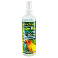 King's Cages Feather Shine Bath Spray 8 oz Eucalyptus Scent Alcohol-Free Feather Cleaner for All Bird Sizes Soothes Skin and Revitalizes Plumage