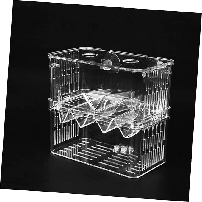 Happyyami 1pc Aquarium Breeding Box for Juvenile Fish Isolation Tank Cup Design Observation Safe for Fish Breeding for Fry and Shrimp Care