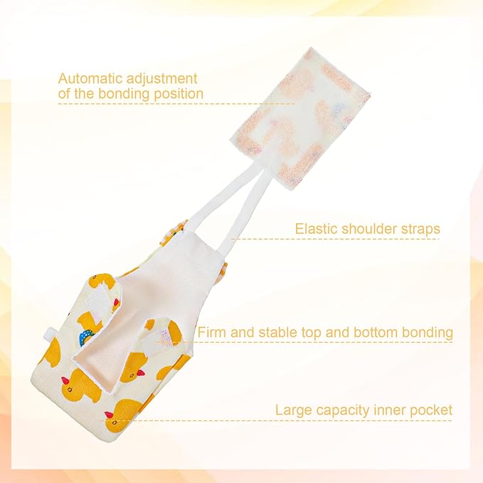 6Pcs Bird Diaper, Reusable Parrot Diapers with Waterproof Inner - Washable Pet Bird Diapers for Cockatiel Budgie Lovebird Parakeet Canary Monk (Medium)