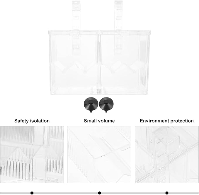 1pc Box Juvenile Hatching Box Hatching Incubator Fish Container Fish Breeding Case Fish Tank Hatchery Incubator Fish Tank Accessory Hatchery for