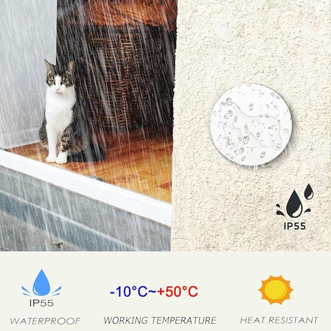 EverNary Dog Door Bell for Potty Training, WiFi Doggie Door Bell,Smart Wireless Doggy Doorbell with Phone App,Waterproof Touch Button with Large Activate Range (1 WiFi Receiver 2button)
